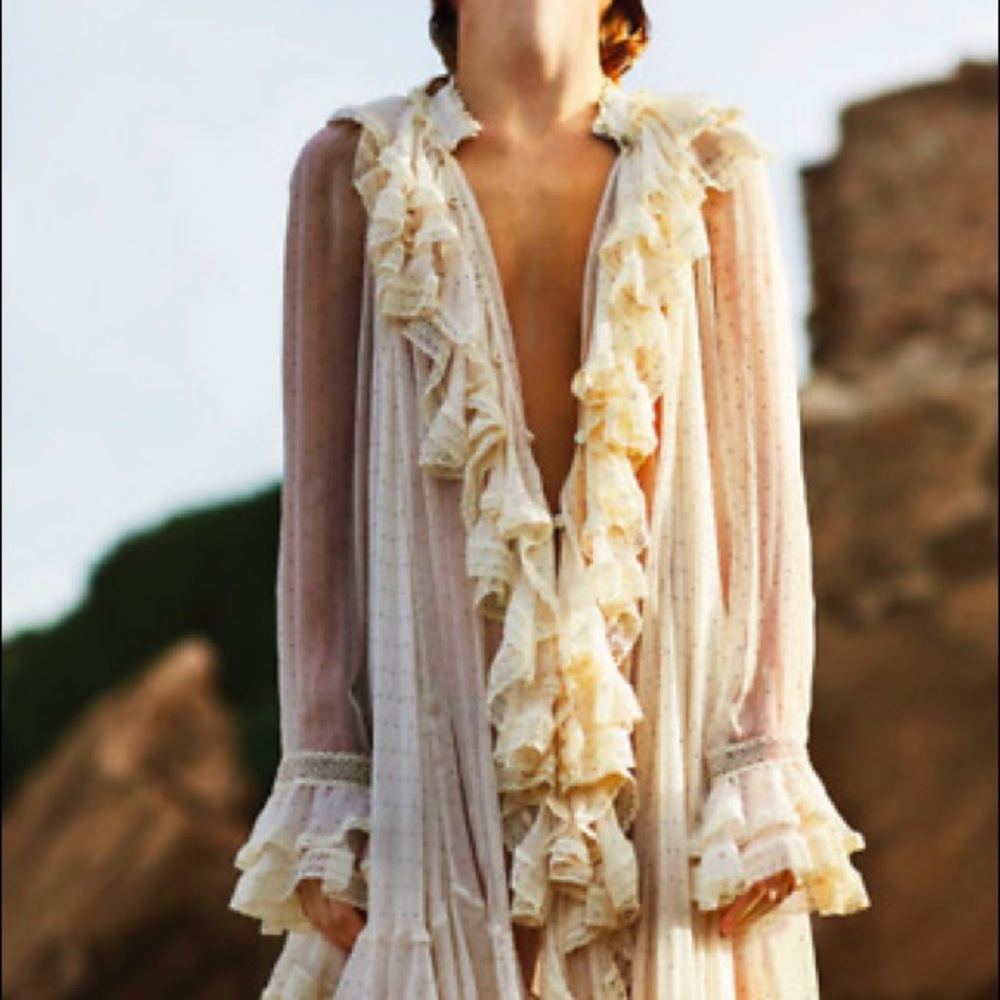 NWT Zimmermann Cavalier Ruffle Blouse